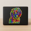 Beagle Dog Sticker Neon Art Series Copy premium product image view 3