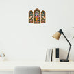 Lord Krishna with Cows Traditional Jharokha Sticker Set for Indian Home and Devotional Room Decor by STIXY