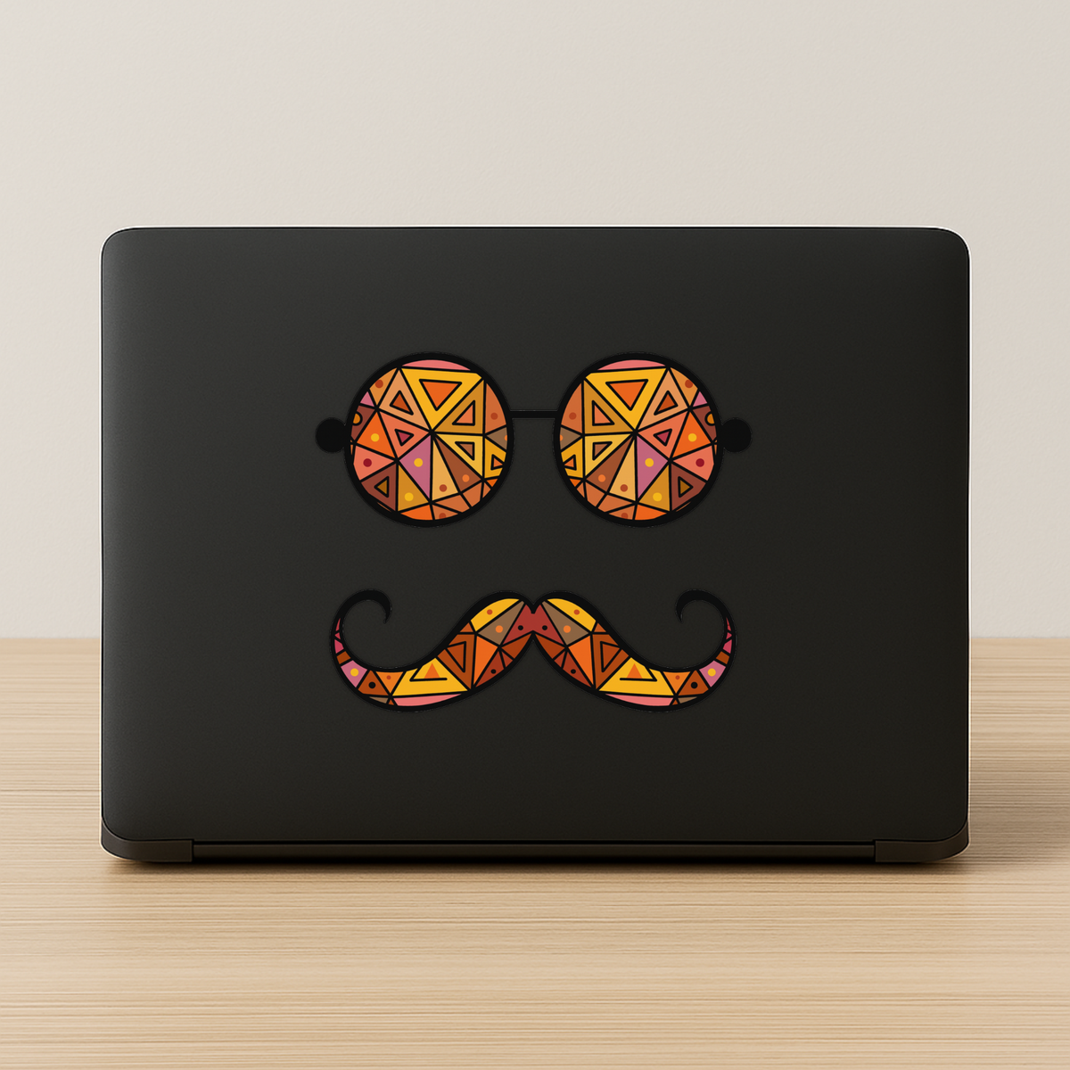 Sun Moon Sunglass Sticker Vibrant Boho Edition Copy premium product image view 4