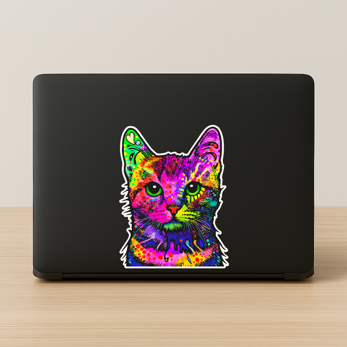 Tie Dye Gnomes Sticker Peace Love Happiness Series Copy premium product image view 3