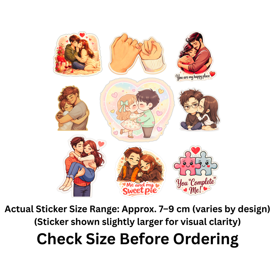 Cute Bunny Push Pull Door Sticker Set Waterproof Matte Vinyl 15 Cm Copy premium product image view 2
