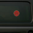 Traditional Theyyam Face Waterproof Sticker Applied on Car by STIXY