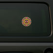 Lord Jagannath Mandala Waterproof Sticker Applied on Car by STIXY