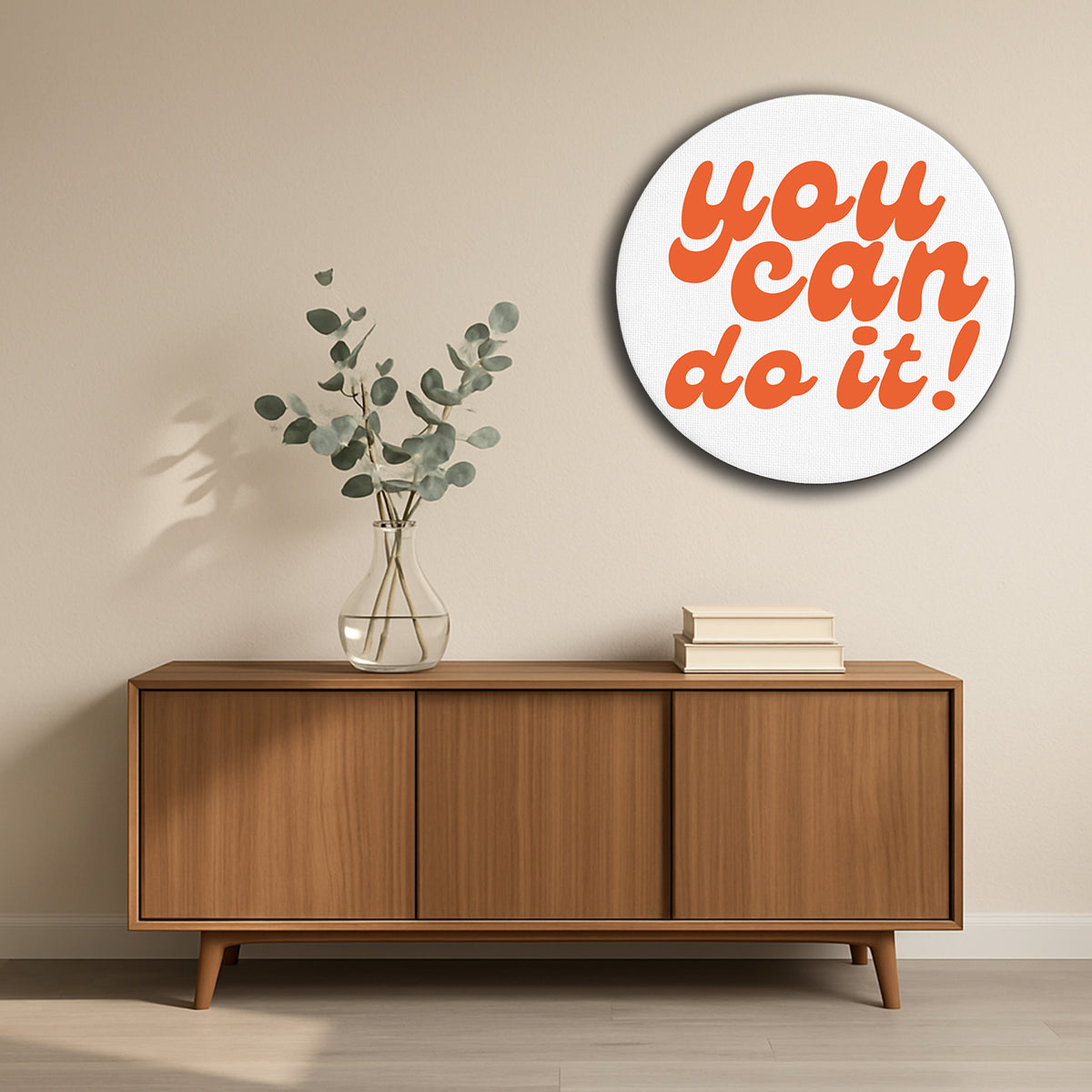 Premium Glow In The Dark You Can Do It Frame Motivational Wall Art By Stixy premium vinyl sticker product image 2
