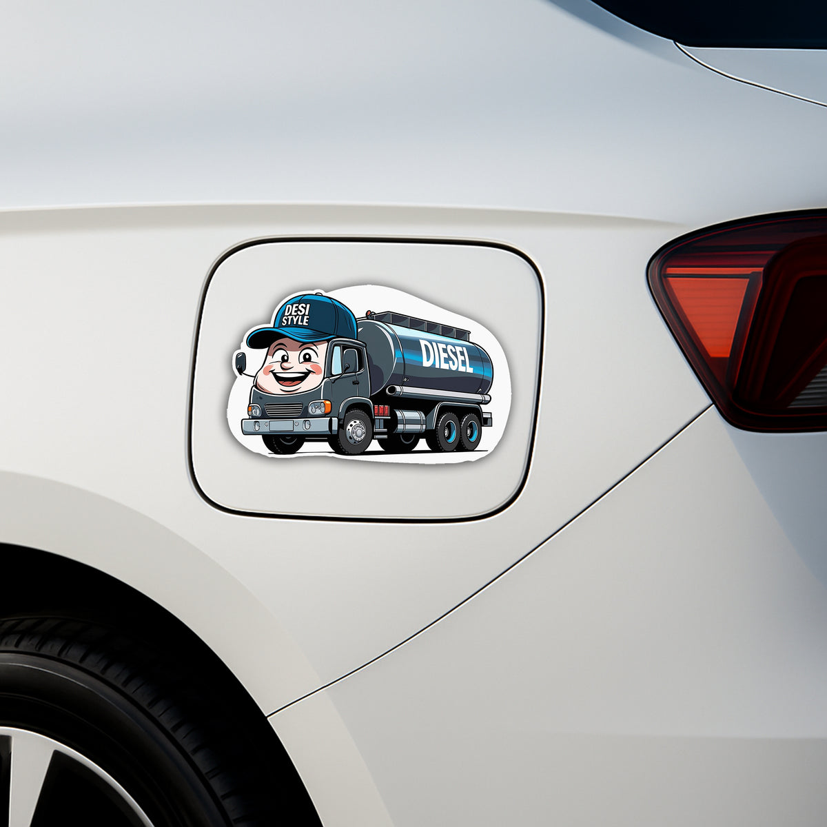 Petrol Baby Funny Sticker Premium Car Bike Fuel Tank Decal Copy premium sticker image view 2