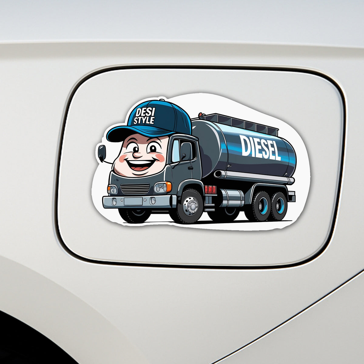 Diesel Truck Sticker – Desi Style | Premium Waterproof Car & Bike Vinyl Decal premium sticker image view 1