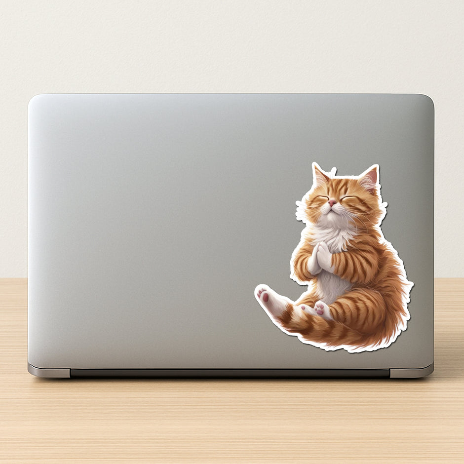 Zen Cat Sticker 1 premium product image 2