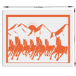 7 Horses With Rising Sun Premium Glow In The Dark Canvas Frame Vastu Wall Art premium sticker image view 4