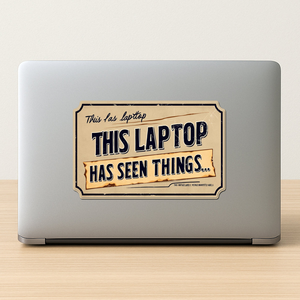 This Laptop Has Seen Things Sticker premium product image 2