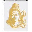 Mahadev Trishul Wall Frame Golden Vinyl Frame premium sticker image view 4