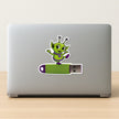 Dancing Alien Usb Sticker premium product image 2