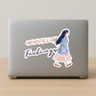 Uninstalling Feelings Anime Girl Vinyl Sticker premium product image 2