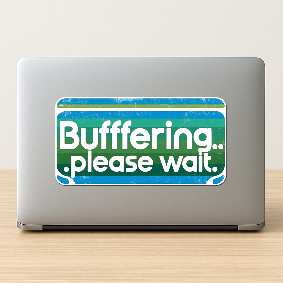 Buffering Please Wait Sticker premium product image 2