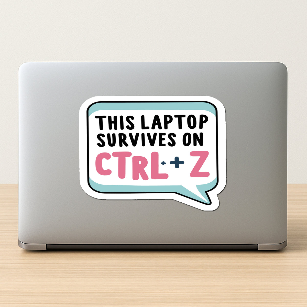 Ctrl Z Life Saver Funny Undo Sticker premium product image 2