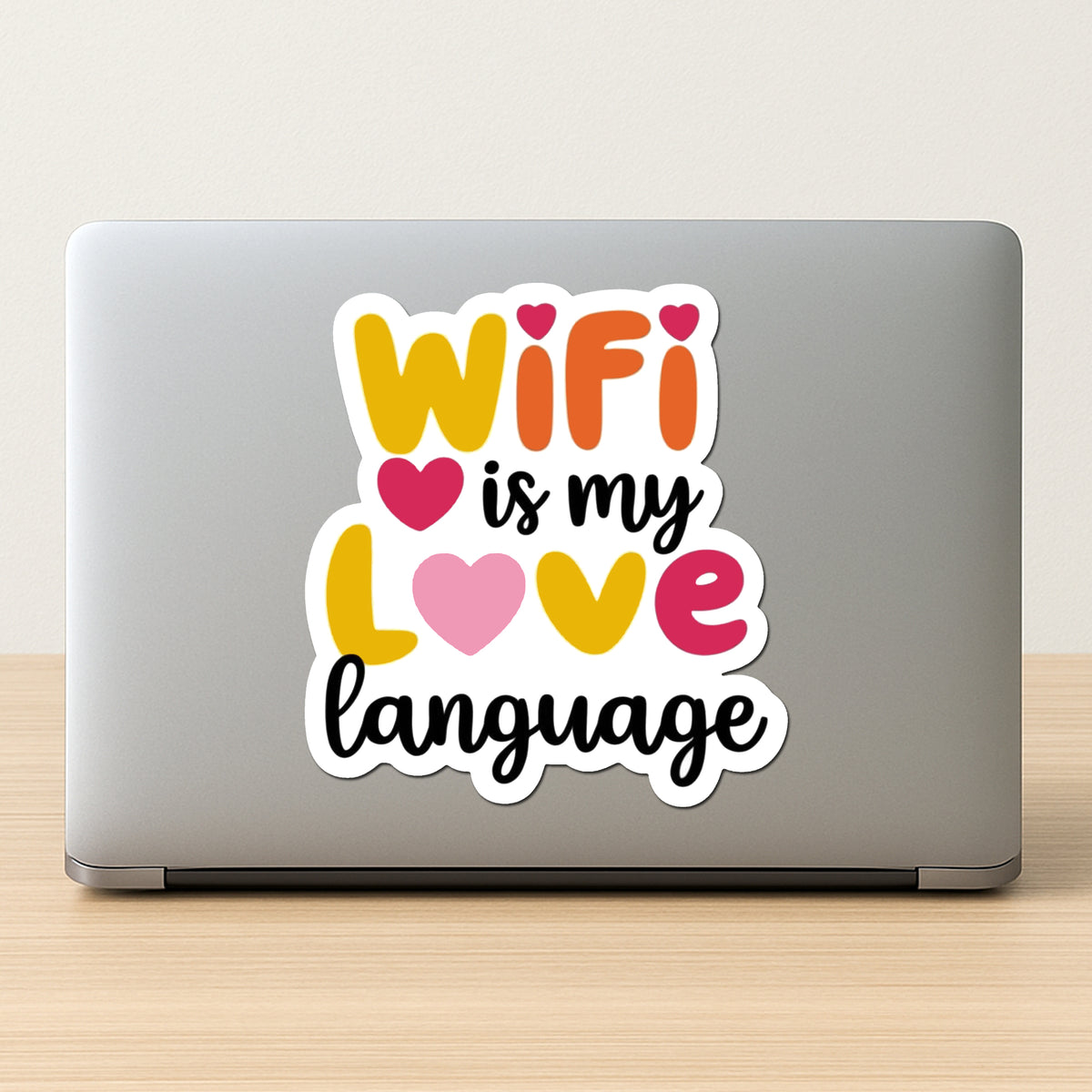 Wifi Is My Love Language Sticker premium product image 2