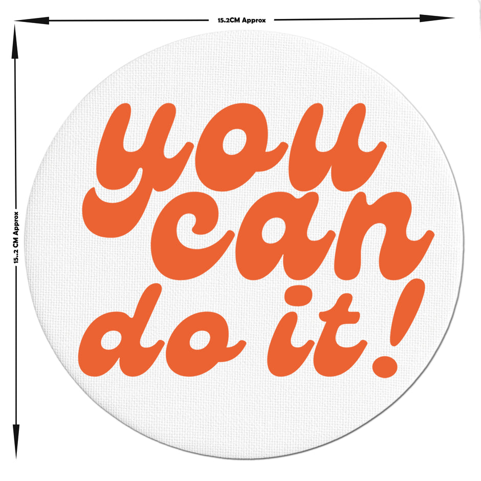 Premium Glow In The Dark You Can Do It Frame Motivational Wall Art By Stixy premium vinyl sticker product image 4