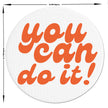 Premium Glow In The Dark You Can Do It Frame Motivational Wall Art By Stixy premium vinyl sticker product image 4