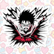 Fury Mode Activated – Intense Anime Rage Vinyl Sticker premium product image 1