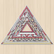 Sacred Triangle Mandala Sticker premium product image 1