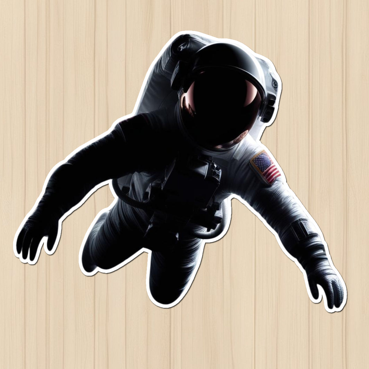 Floating Astronaut Sticker premium product image 1