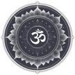 ॐ Mandala Sticker – Water-Resistant Sacred Symbol | Minimal Spiritual Decor premium vinyl sticker product image 1