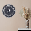 ॐ Mandala Sticker Water Resistant Sacred Symbol Minimal Spiritual Decor premium vinyl sticker product image 2