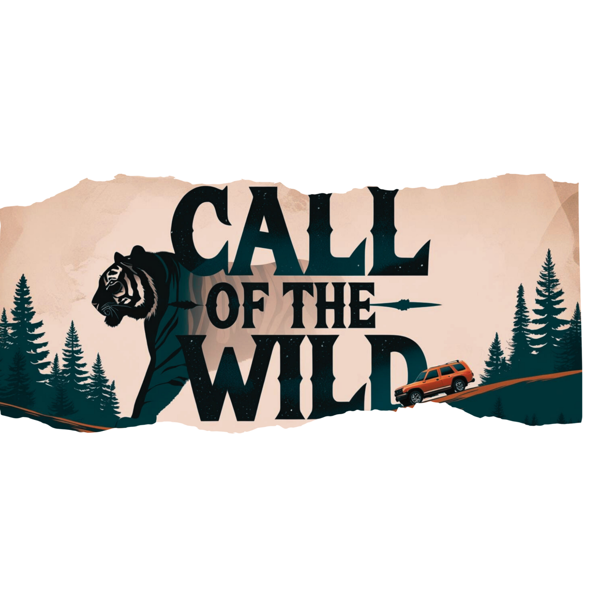 CALL OF THE WILD STICKER – TIGER TRAIL EDITION premium product image view 1