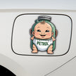 Petrol Baby Funny Sticker – Premium Car & Bike Fuel Tank Decal premium sticker image view 1