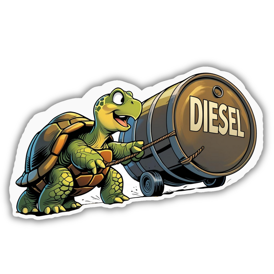 Diesel Truck Sticker Desi Style Premium Waterproof Car Bike Vinyl Decal Copy premium sticker image view 3