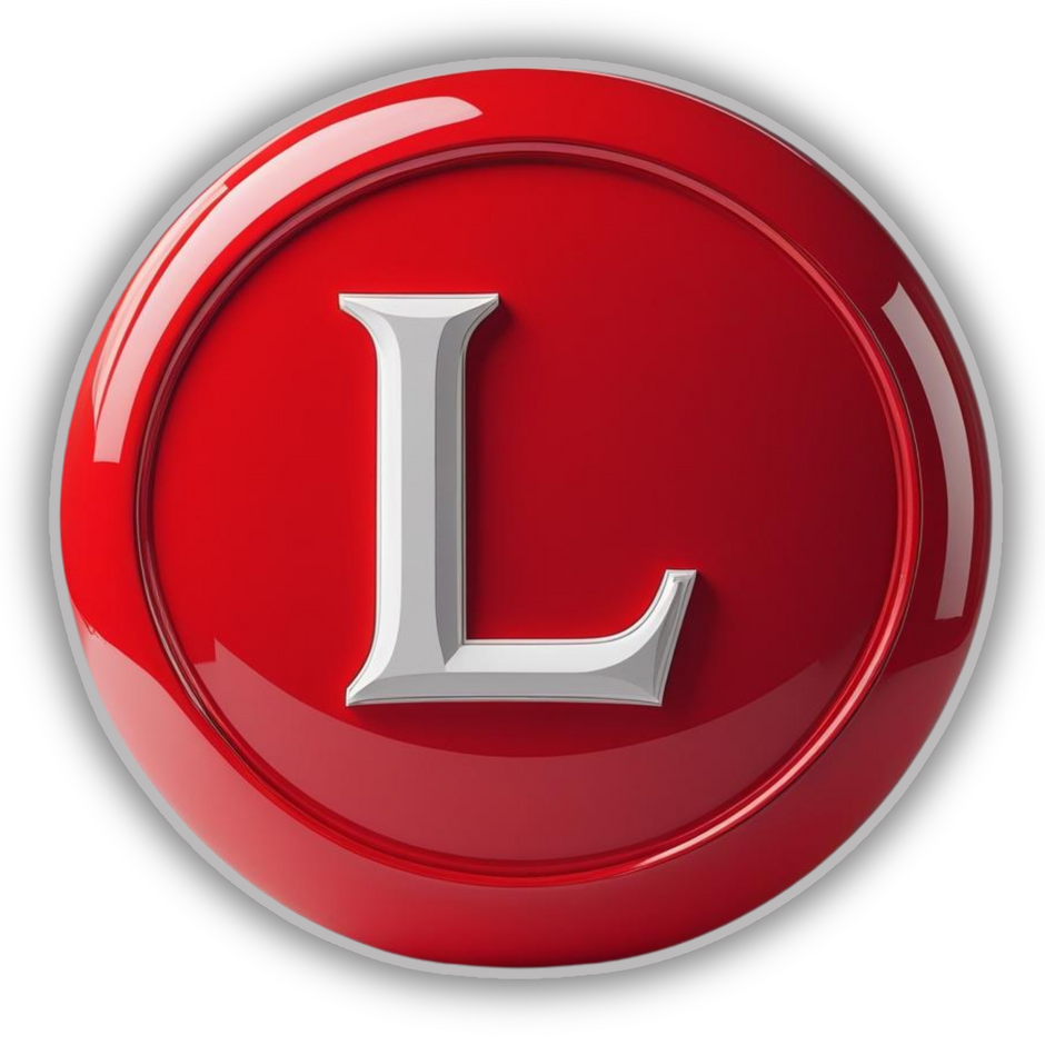 Premium Red “L” Learner Sticker – Stylish Vinyl Decal for New Drivers premium sticker image view 1