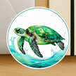 Vastu Sea Turtle Vinyl Sticker Peace Prosperity Symbol For Home Or Workspace premium vinyl sticker product image 2