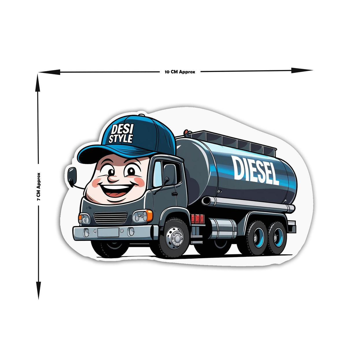 Petrol Baby Funny Sticker Premium Car Bike Fuel Tank Decal Copy premium sticker image view 4