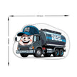 Petrol Baby Funny Sticker Premium Car Bike Fuel Tank Decal Copy premium sticker image view 4