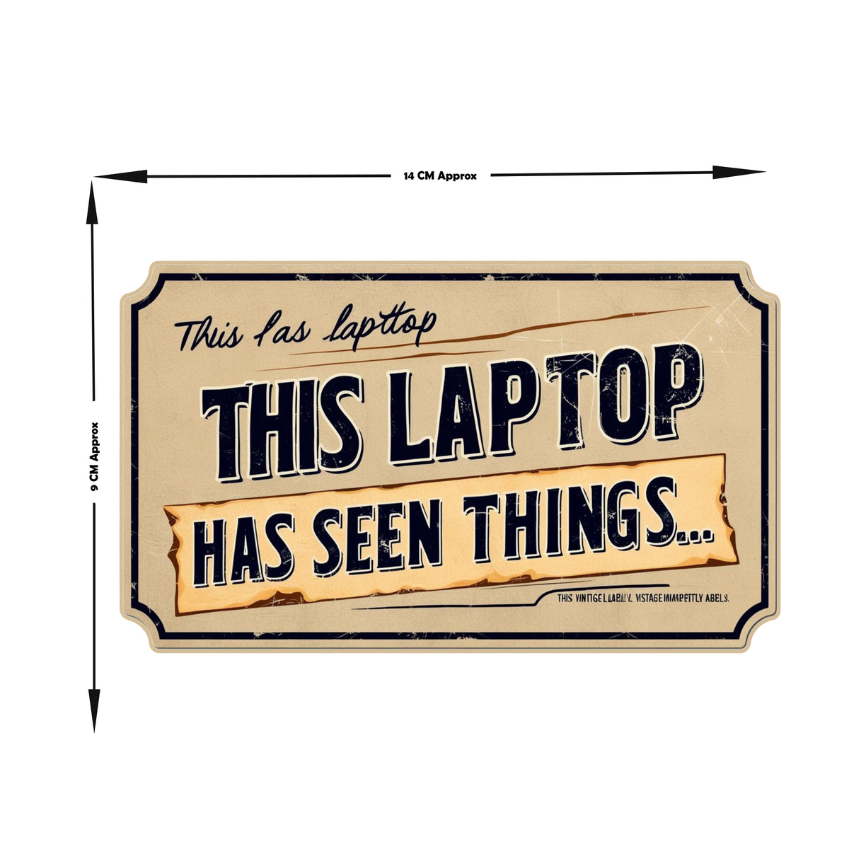 This Laptop Has Seen Things Sticker premium product image 3