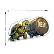 Diesel Truck Sticker Desi Style Premium Waterproof Car Bike Vinyl Decal Copy premium sticker image view 4