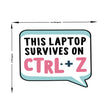 Ctrl Z Life Saver Funny Undo Sticker premium product image 3