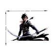 Shadowblade Ronin Dual Katana Anime Warrior Sticker premium product image 2