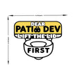 Dear Pati Dev Funny Toilet Hygiene Sticker premium product image 3
