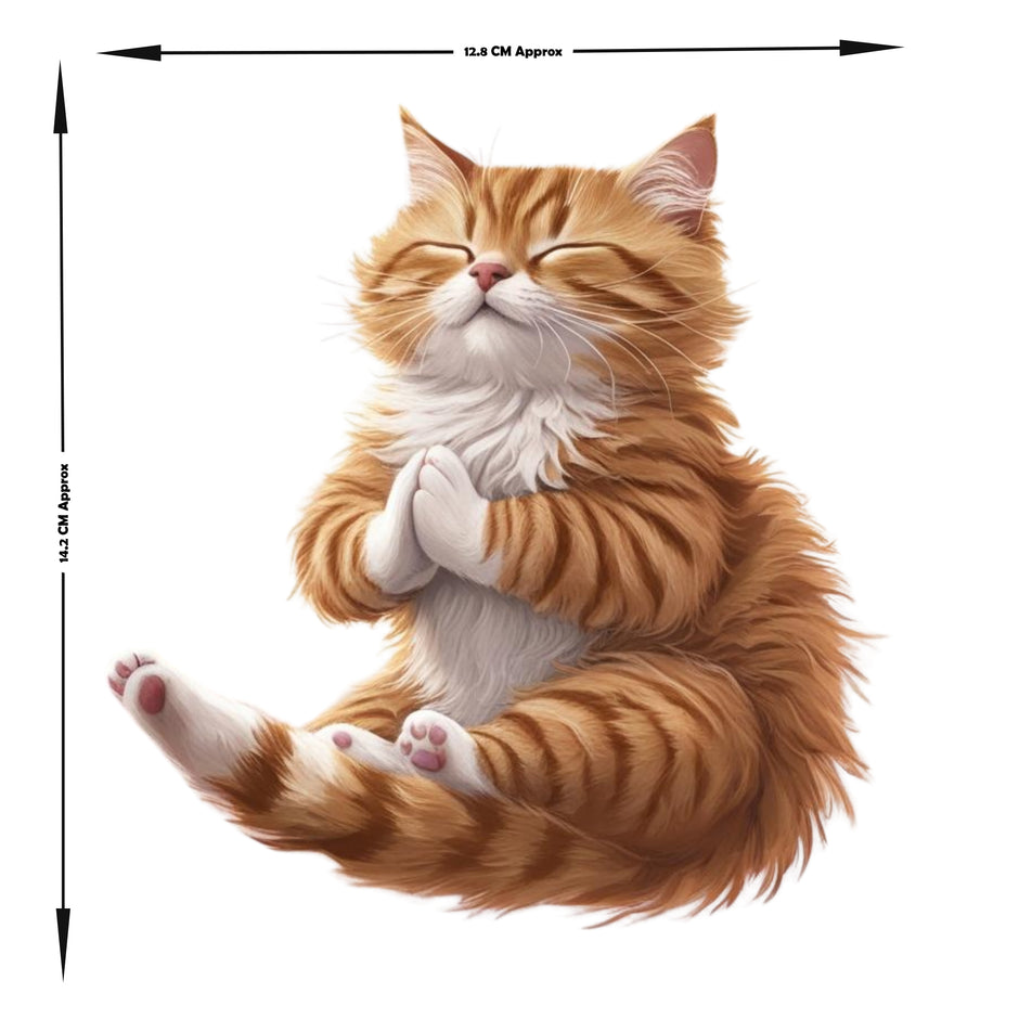 Zen Cat Sticker 1 premium product image 3