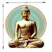 Golden Buddha Meditation Sticker premium product image 3