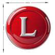 Premium Red L Learner Sticker Stylish Vinyl Decal For New Drivers premium sticker image view 4