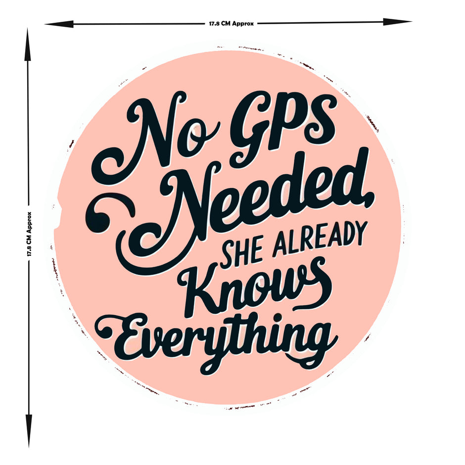 No Gps Needed She Already Knows Everything premium product image 3