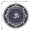 ॐ Mandala Sticker Water Resistant Sacred Symbol Minimal Spiritual Decor premium vinyl sticker product image 4
