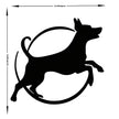 Desi Dog Silhouette Sticker premium product image 3