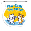 Paw Some Day Ahead Cute Cat Dog Vinyl Sticker premium product image 2