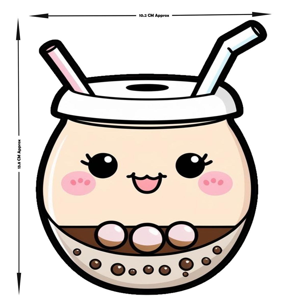 Kawaii Boba Tea Sticker premium product image 3
