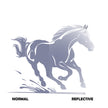 Running Horse Wall Frame Reflective Power Energy Artwork For Motivation premium sticker image view 3