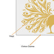 Royal Peacock Wall Frame Graceful Indian Bird Art In Minimal Style premium sticker image view 3